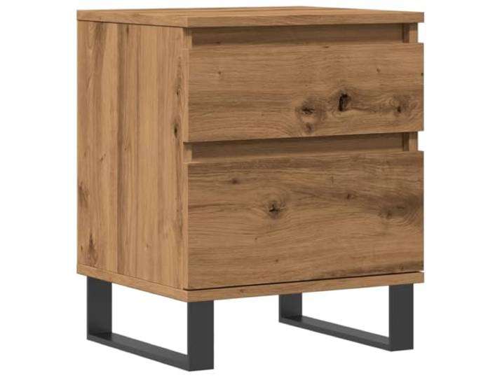 Makastle Nachttisch Artisan-Eiche 40x35x50 cm Holzwerkstoff