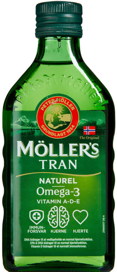 Möller's Møllers tran neutral Kosttilskud 250 ml