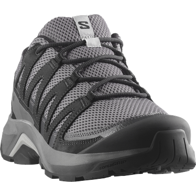 Wanderschuh SALOMON "X-ADVENTURE RECON", Herren, Gr. 44,5, atmungsaktiv, castlerock, phantom, alloy, Leder, Textil, Schuhe Wanderschuh, wasserdicht