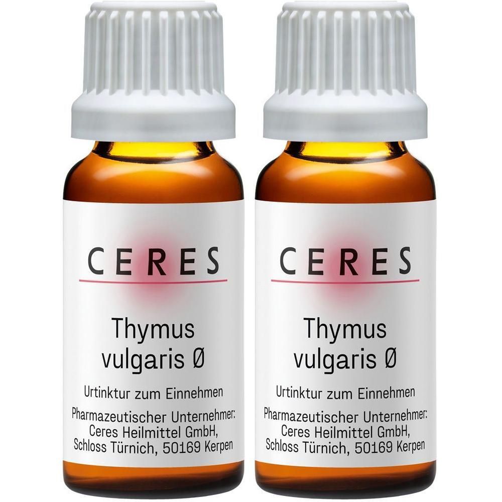 Ceres Thymus vulgaris Urtinktur 2x 2x20 ml Tropfen