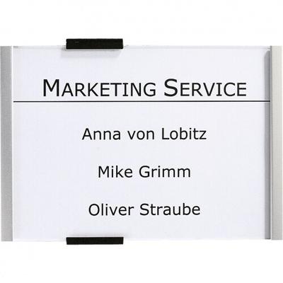 Schild I DURABLE Türschild Info-Sign, Aluminium, 210x148,5mm, inkl. Befestigungsmaterial