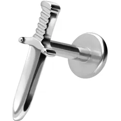 Titan Labret mit Innengewinde SCHWERT