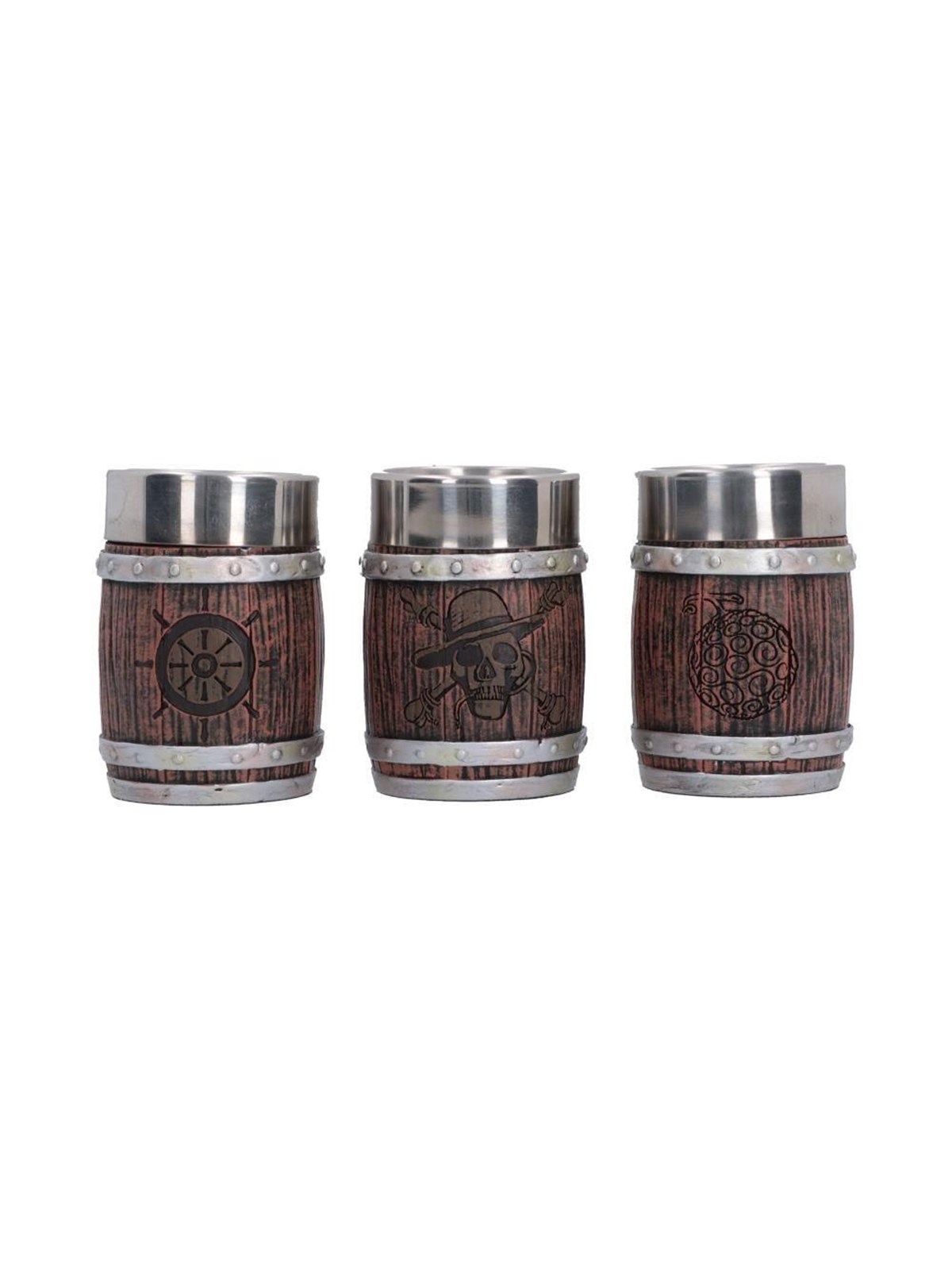 Nemesis Now - One Piece - Barrel Shot Glass Set (Gift Box - Set of 4) - Geschenkset