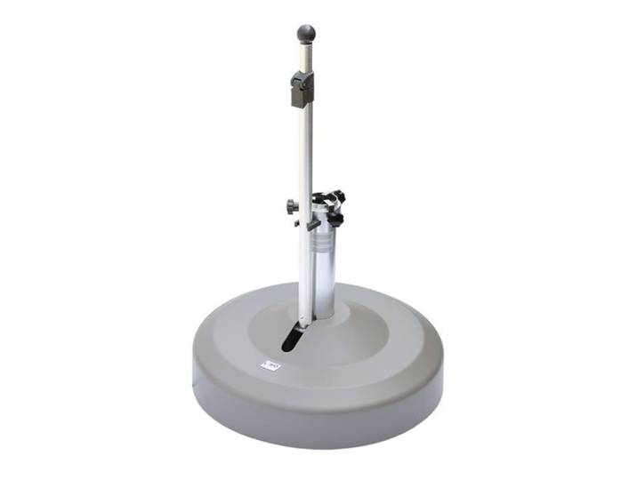 Liro mobiler Schirmständer Mini 35kg graphit flexible Klemmung