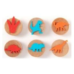 ChildGen Naturholzstempel Dinosaurier-Set (59172164)