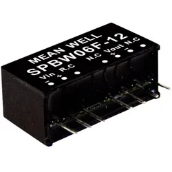 MeanWell, Spannungswandler, MEAN WELL SPBW06F-05, 6 W, 5 V, RoHS, 2576 Stück(e)