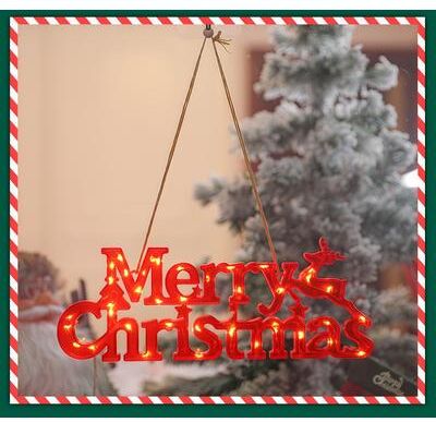 Modern Home Fixes LED Letter Tag Light String Fairy Garland, Christmas Decoration, Xmas Merry Christmas, Christmas Deco For Home olive