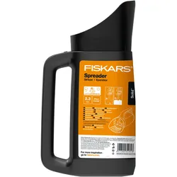 FISKARS Solid Streuer Saatgut & Winter Salz - schwarz|orange