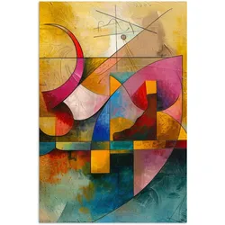 POSTER Kunst - Abstrakt - Modern Wandbild Schlafzimmer 80x120 cm