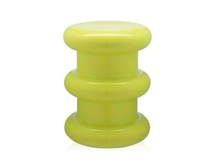 KARTELL tabouret PILASTRO (Vert - Technopolymère thermoplastique coloré dans la masse)
