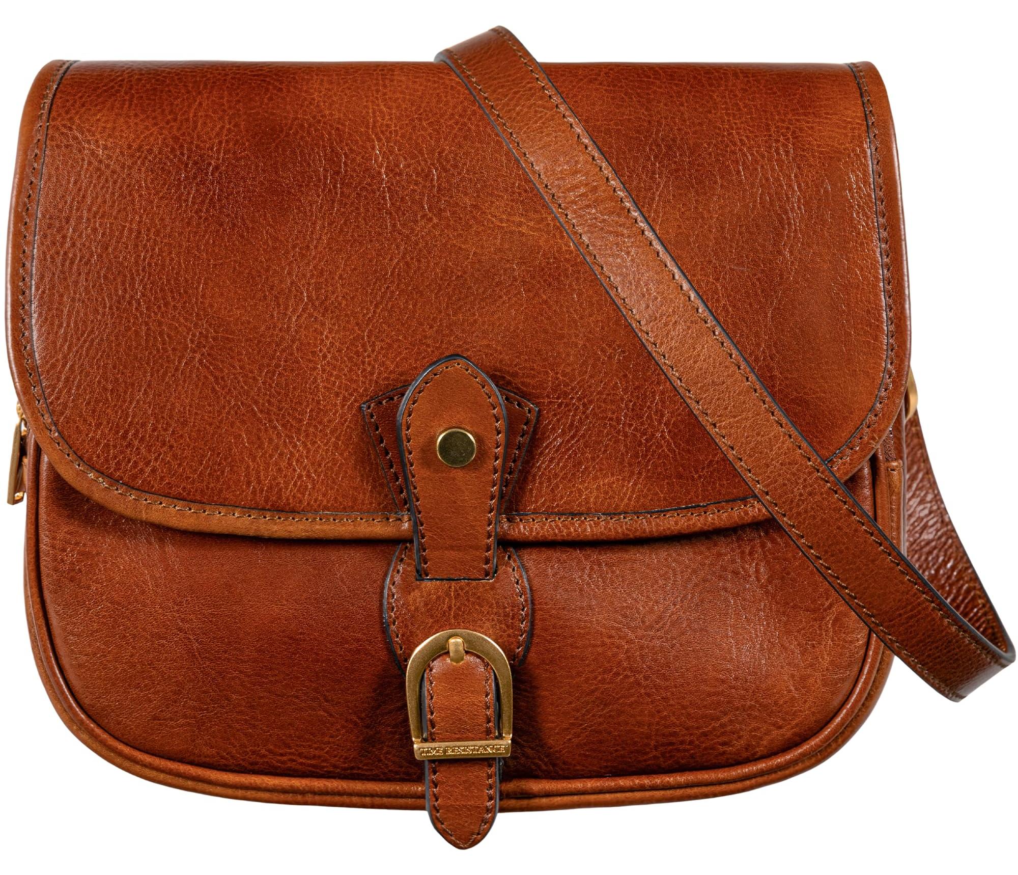 Time Resistance Leder-Umhängetasche für Damen - Handtasche - Umhängetasche - Tas