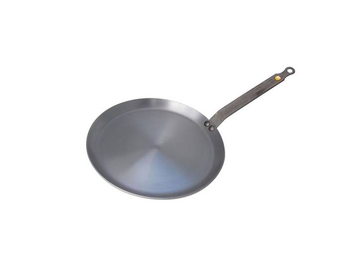 De Buyer Crêpes-Pfanne Mineral B silber Stahlblech D 24 cm
