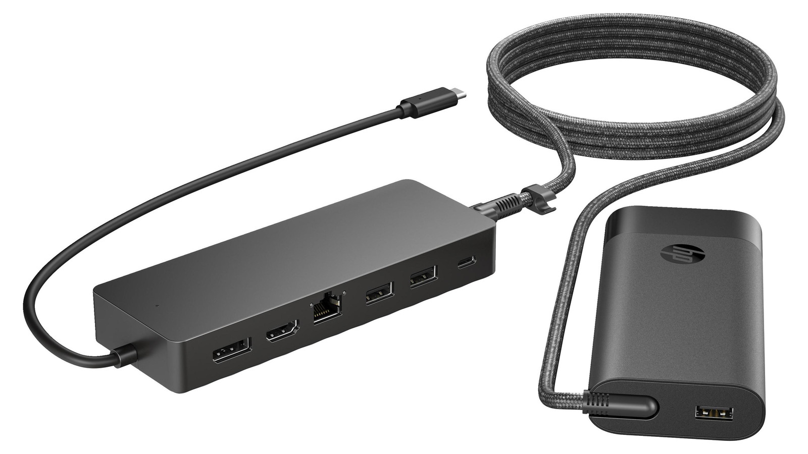 HP Universele USB-C laptoplader en stekkeradapter, 65W, USB 3.2 Gen 1 Type-C, zwart