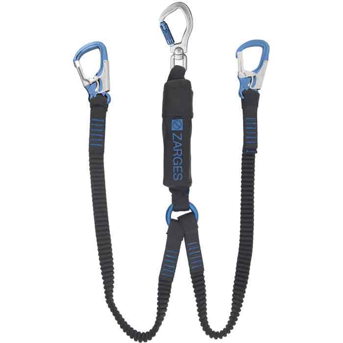 Zarges Fall Protection doppeltes Verbindungsmittel Axic-Y Snap hook Tri-lock