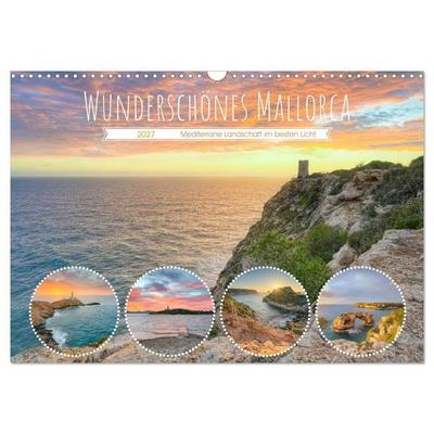 Wunderschönes Mallorca (Wandkalender 2027 DIN A3 quer), CALVENDO Monatskalender