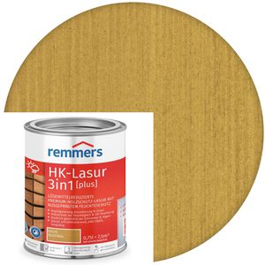 Remmers Holzlasur HK-Lasur 3in1 plus, 0,75l, außen, wetterfest, eiche rustikal