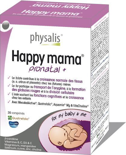Physalis Happy Mamá Pronatal 30 Tablets
