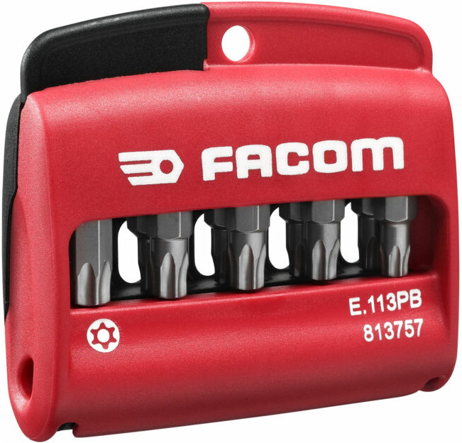 Facom Série 1 de 10 embouts dans porte-embouts (E.113PB)