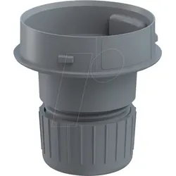 WERMA 260 700 05 - Mini Rohradapter, grau, 9 mm