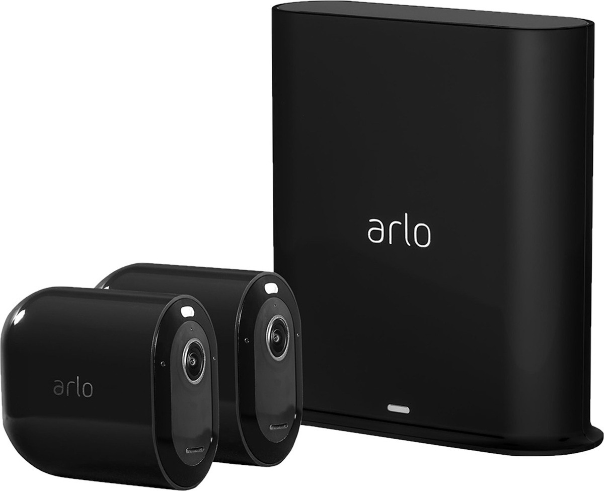 Arlo Pro 3, IP-Sicherheitskamera, Innen & Außen, Kabellos, FCC, CE, IC, EU-REACH, EuP1275, WERCS, Decke/Wand, Schwarz