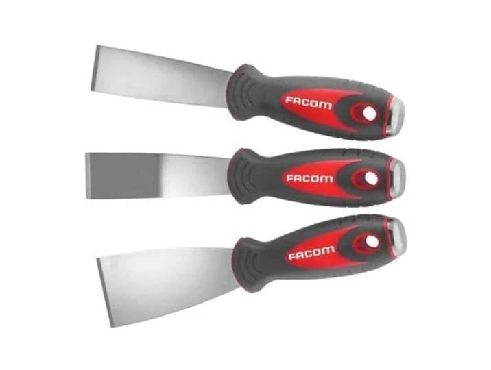FACOM 235.J1 – Lot de 3 grattoirs en inox