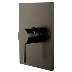 Herzbach Design iX PVD Brausearmatur 21.130555.2.40 Black Steel, Unterputz, 180x130mm
