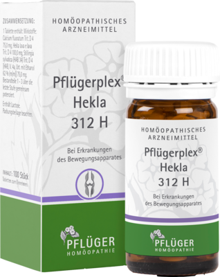 Homöopathisches Laboratorium Alexander Pflüger GmbH & Co. KG PFLÜGERPLEX Hekla 312 H Tabletten 100 St 00576728