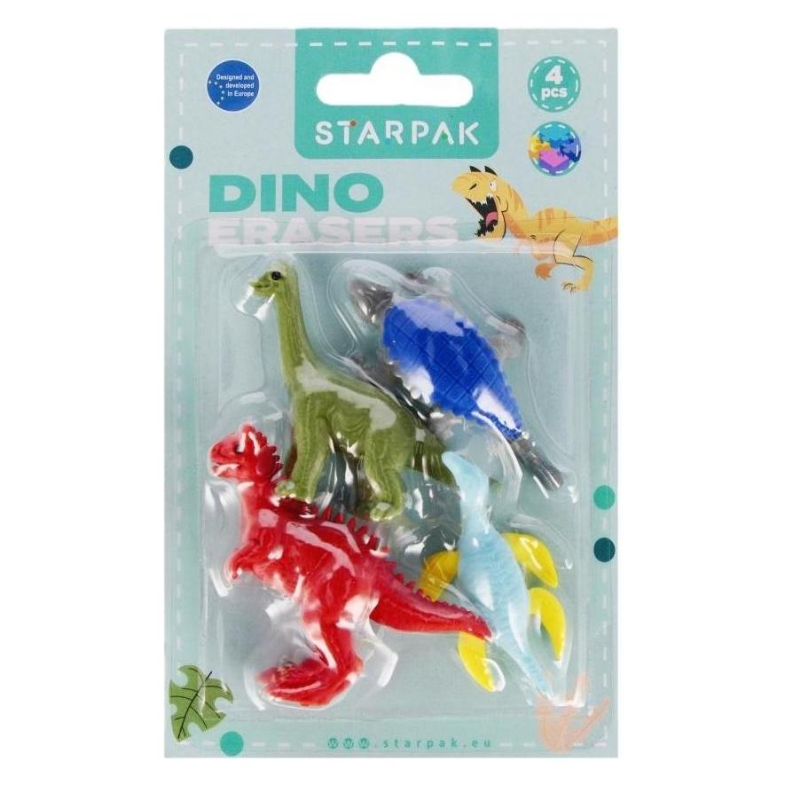 Starpak 3D-Puzzle-Radierer 4 Teile Dino (47729687)