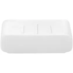 Kleine Wolke Seifenschale Cubic Weiss 3 x 11 cm