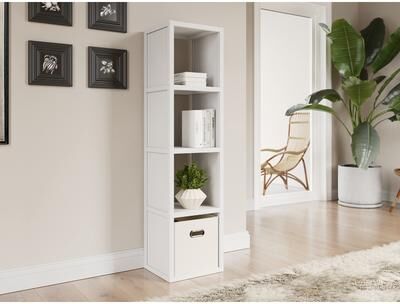 John Louis Home Solid Wood 4 Tall Cube Organizer