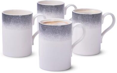 Portmeirion Set of 4 Potters Mist Breakfast Mugs