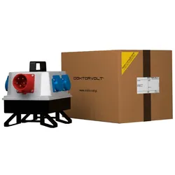 Stromverteiler BAU 5x230V mit 16A Anbaustecker Doktorvolt DV-6138-D