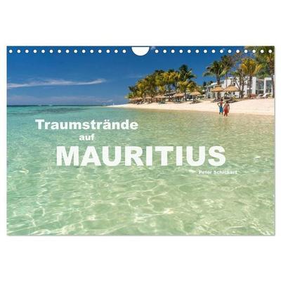 Traumstrände auf Mauritius (Wandkalender 2027 DIN A4 quer), CALVENDO Monatskalender