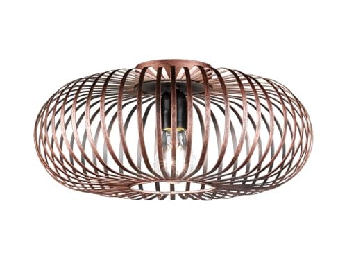 Trio Leuchten Plafondlamp Johann Koper/Brons Metaal Antiek E27