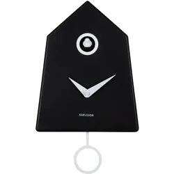 Karlsson, Wanduhr, Wall clock Grafico Cuckoo black