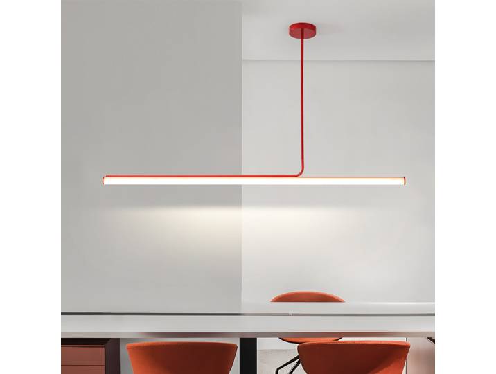 Lustres LED modernes minimalistes pour salon, salle à manger, chambre à coucher, lampes suspendues, tubes, éclairage décoratif pour cuisine