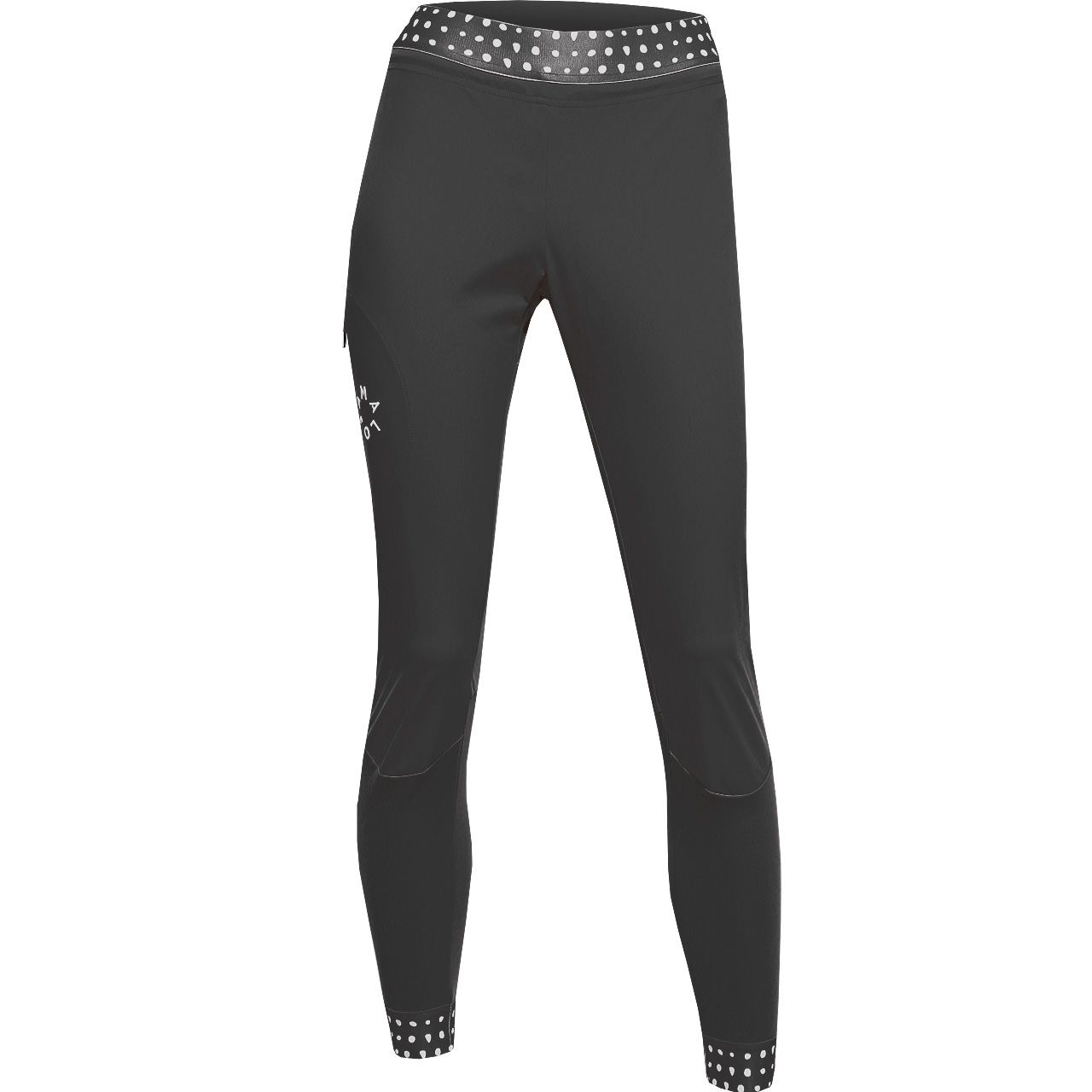 Maloja Damen Nordic Hybrid Tights FLAASm moonless black - L