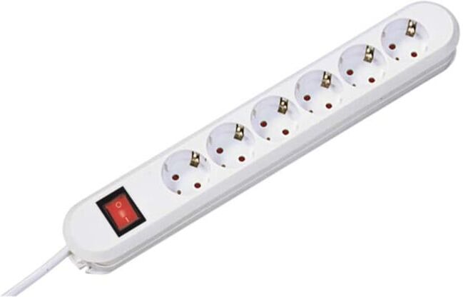 Bachmann Prise de table 6x 1,50m blanc 381.250K (381.250K)