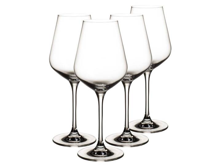 Villeroy & Boch Burgundergläser La Divina transparent 680 ml 4er Set, Transparent, Glas, Gläser, Weingläser