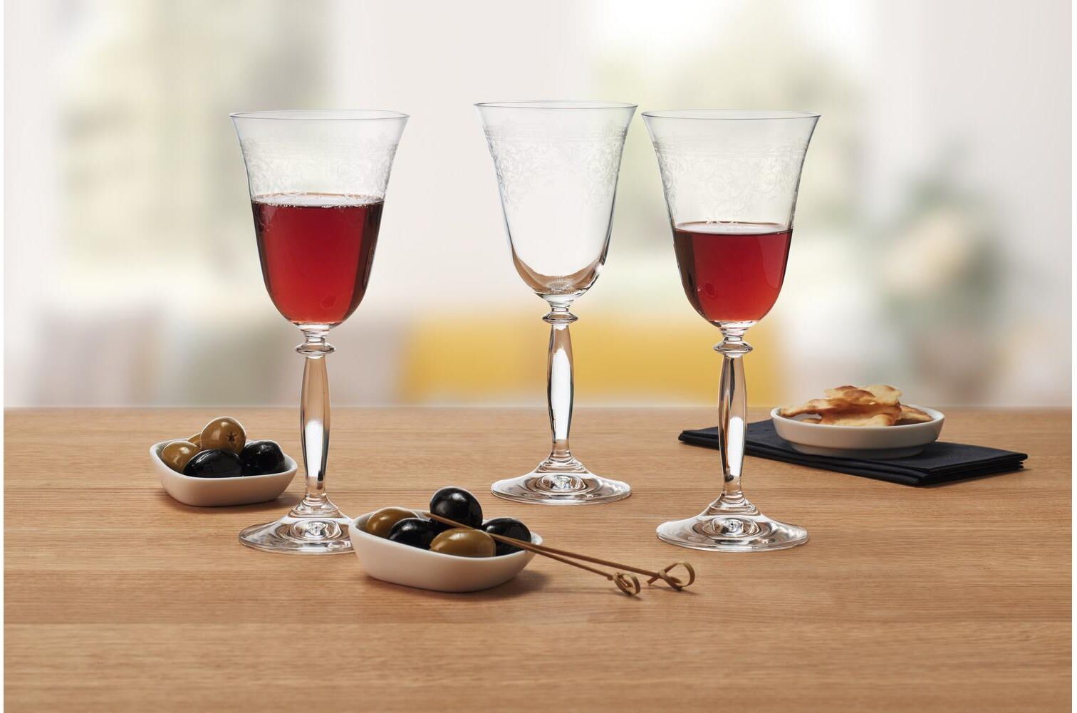 Rotweinglas MONTANA-GLAS "Avalon 330 ml", transparent, H:22cm Ø:10cm, Glas, Trinkgefässe, Rotweinglas transparent Ø 10cm x 22cm, 330ml, 6 Stk.