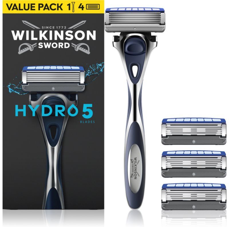 Wilkinson Sword Hydro5 rasoir + têtes de rechange 4 pcs
