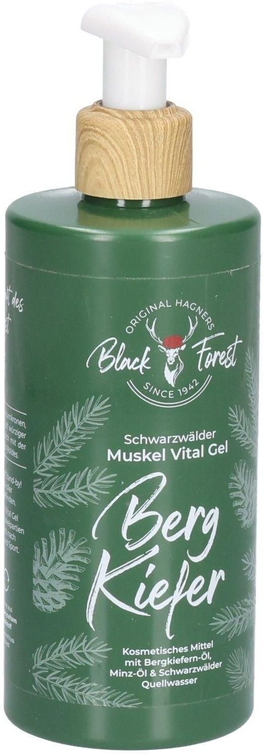 ORIGINAL HAGNERS BLACK FOREST Muskel Vital Gel Berg Kiefer Schwarzwälder x4 4x300 ml