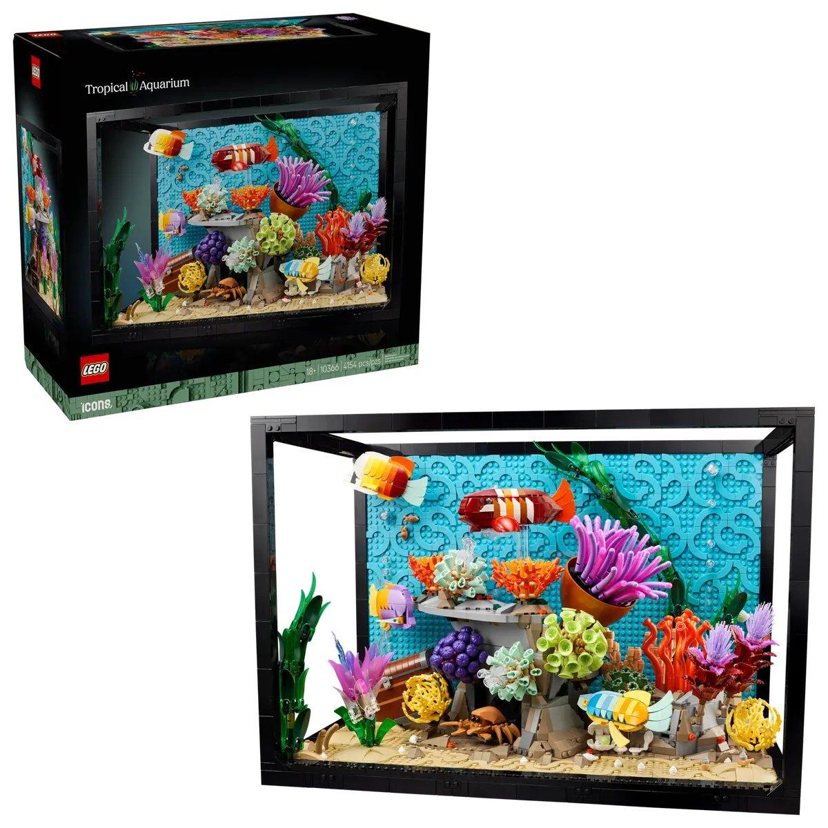 LEGO ICONS Tropisches Aquarium, Bausatz, 18 Jahr(e), Kunststoff, 4154 Stück(e), 6,75 kg