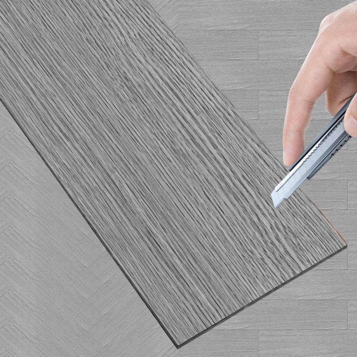PVC vloerbedekking Houtlook - Zelfklevende Vinyl vloer - 18 stuks