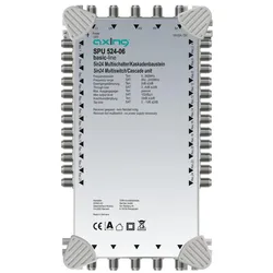Axing SPU524-06 Multischalter-Kaskadenbaustein, 5 Ein-/Ausgänge, 24 Teilnehmer, 5-2400 MHz, 33dB SPU52406