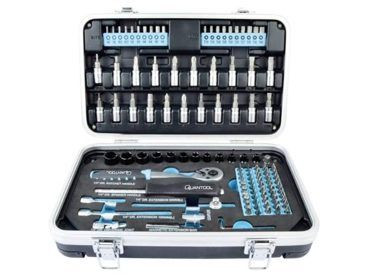 Quantool Q25003 Schroef- en bitset, 116-delig