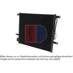 Kondensator Klimaanlage AKS DASIS 522057N für Jeep Grand Cherokee II