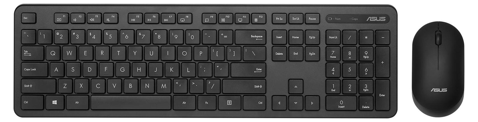 Asus CW100 Tastatur-Maus-Set, zwart, GE