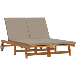 vidaXL, Liegestuhl, Linlindorf (Sonnenliege für 2 Personen) (200 cm)