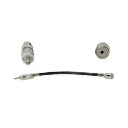 AM/FM Antennenadapter Universal, ISO Buchse auf Stecker 150 OHM ( DIN 41585 )